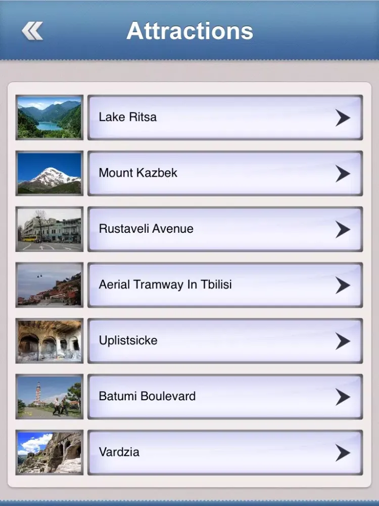 ภาพหน้าจอของ Georgia Offline Travel Guide iPad 