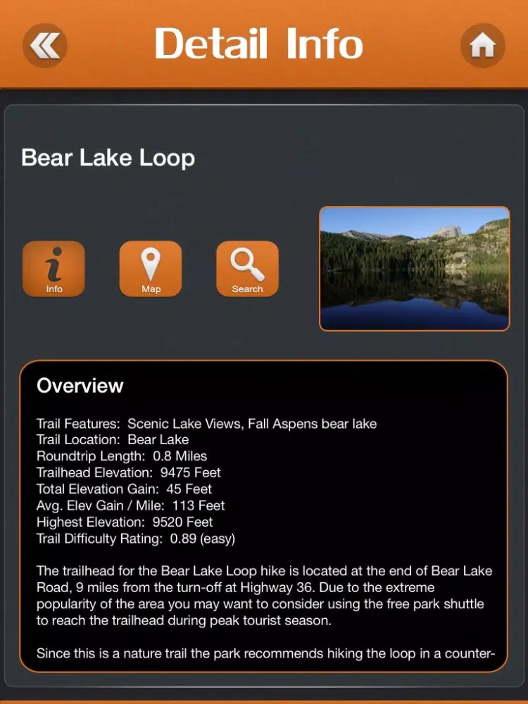 Hiking in Rocky Mountain National Park iPad  স্ক্রিনশট