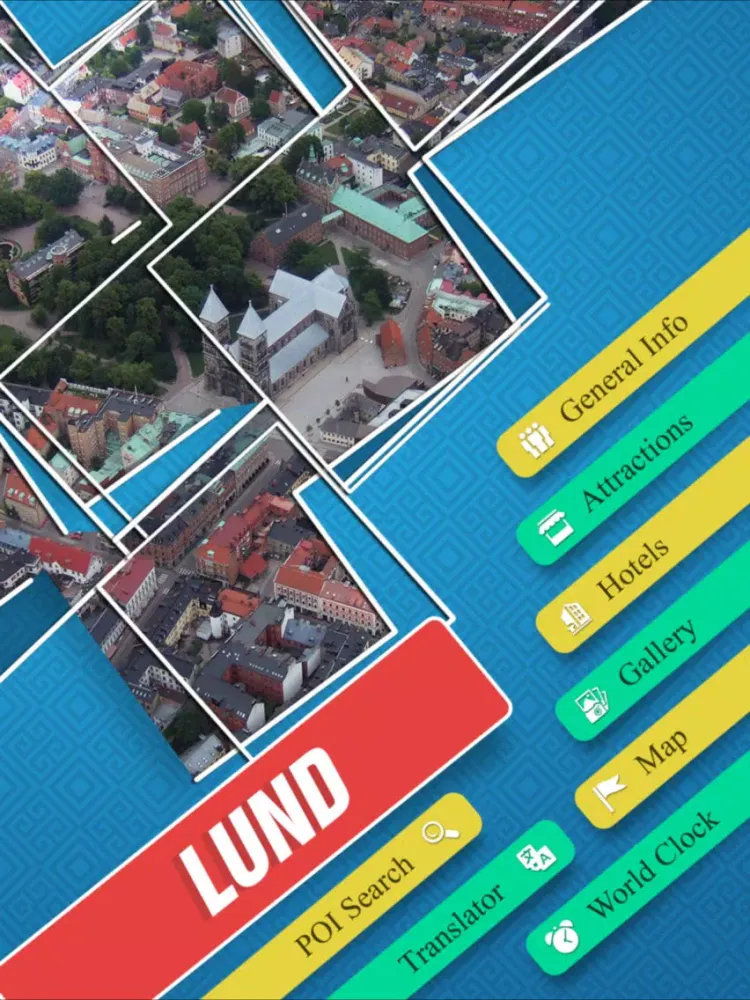 تصاویر Lund Travel Guide iPad 