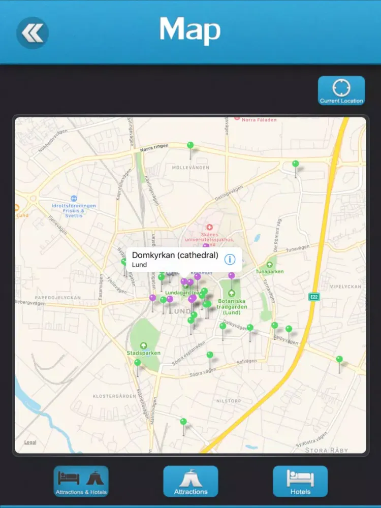 تصاویر Lund Travel Guide iPad 