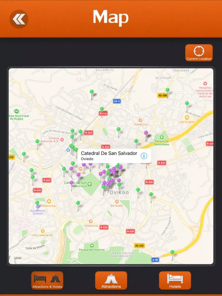 Скриншоты Oviedo Travel Guide iPad 