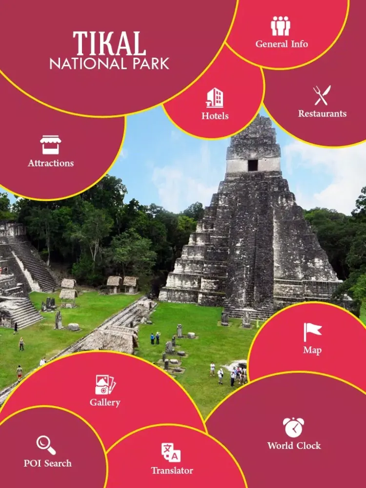 Tikal National Park Travel Guide iPad  Screenshots