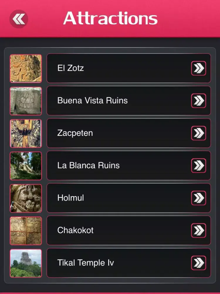 Tikal National Park Travel Guide iPad  Screenshots