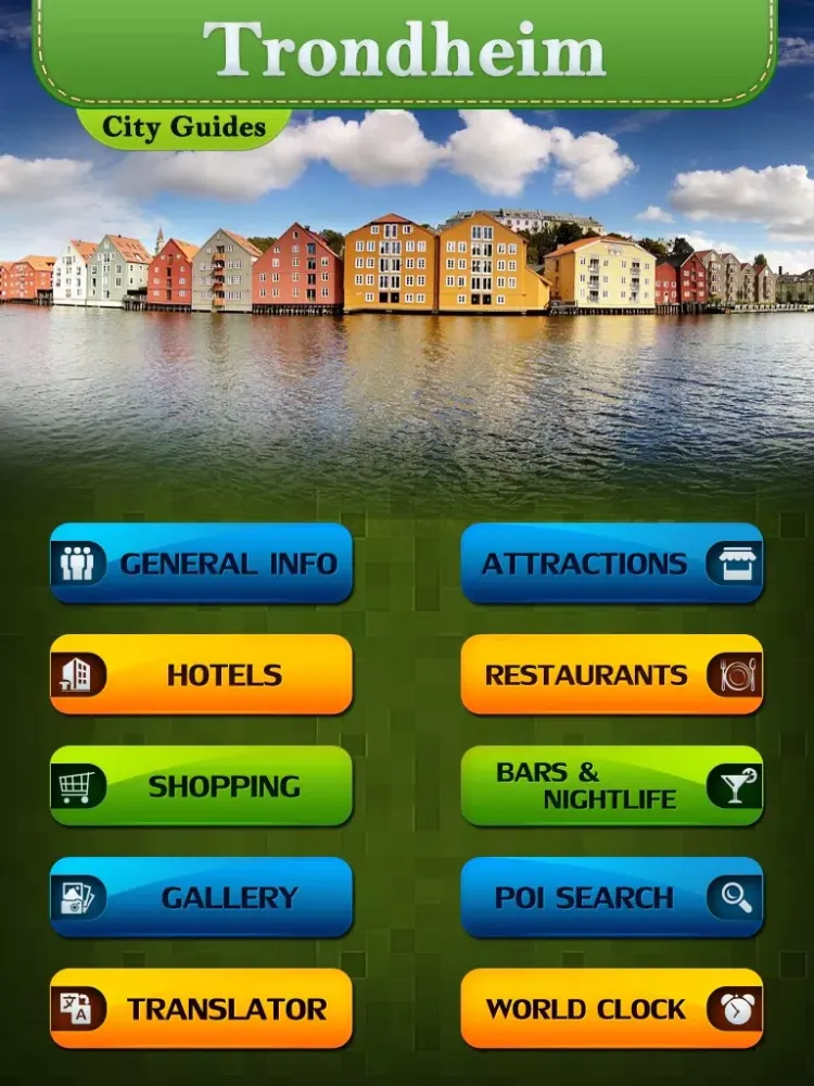 تصاویر Trondheim Travel Guide iPad 