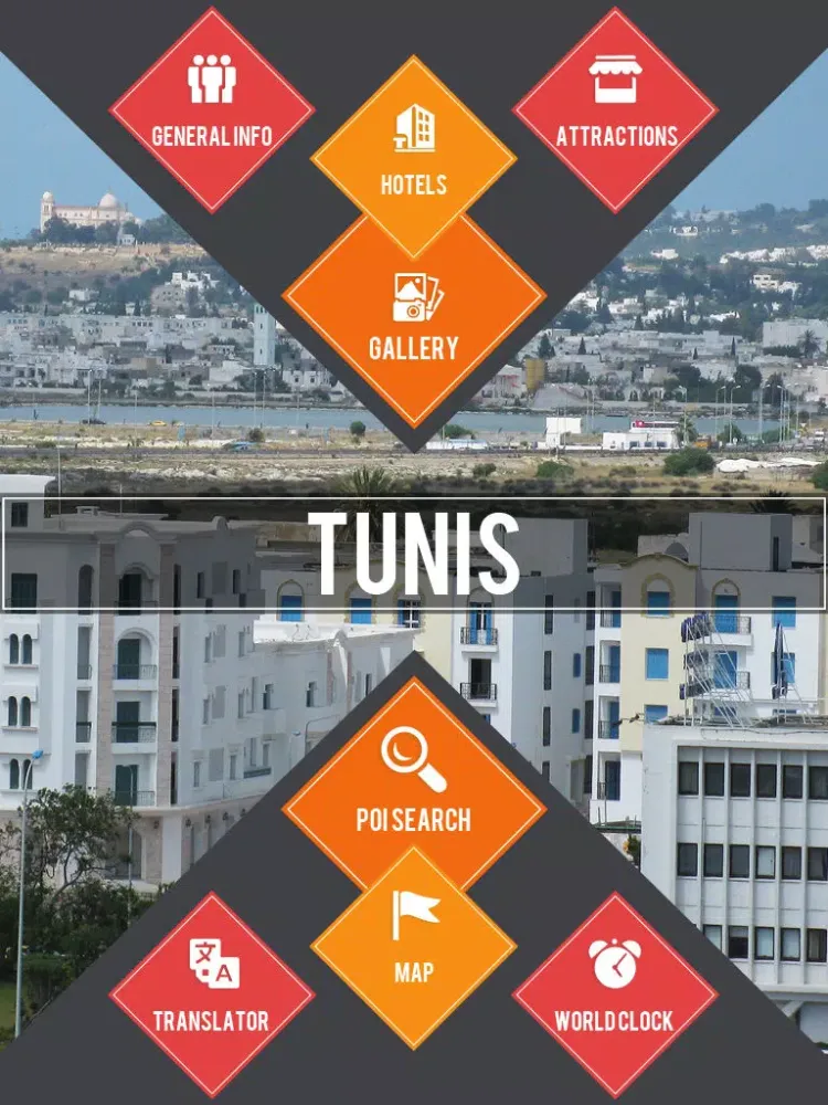Tunis Travel Guide iPad  스크린샷