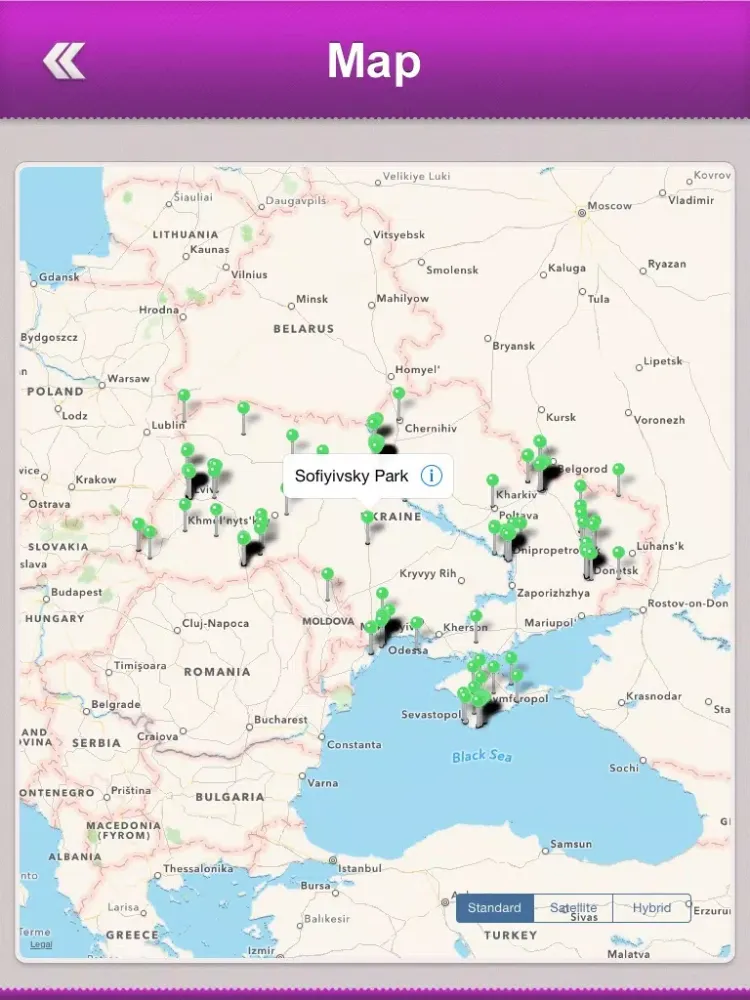 Captures d'écran de Ukraine Tourist Guide iPad 