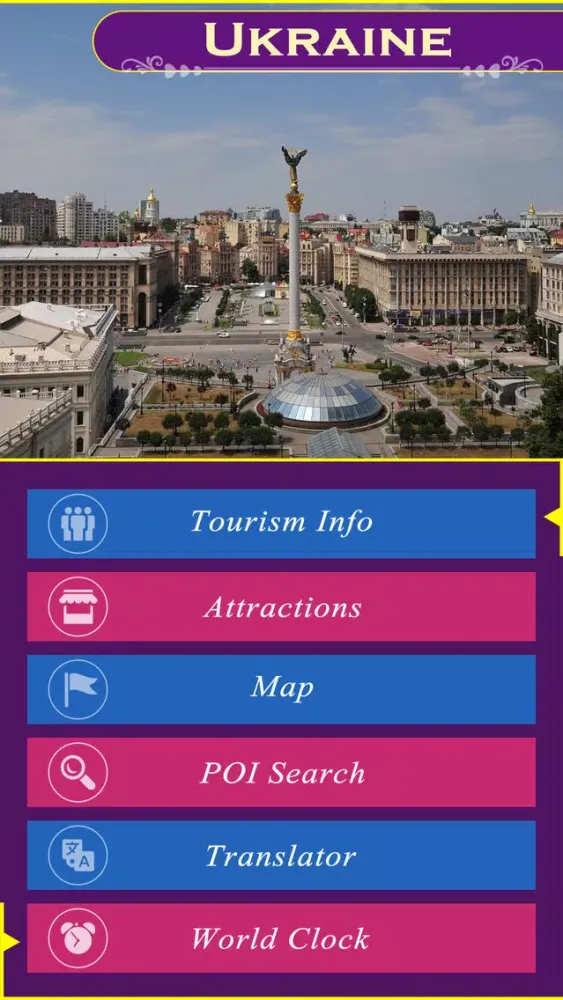 Captures d'écran de Ukraine Tourist Guide