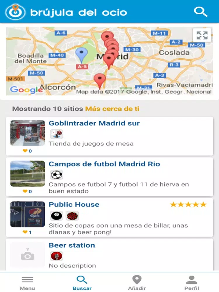 Zrzuty ekranu Brújula del Ocio España iPad 