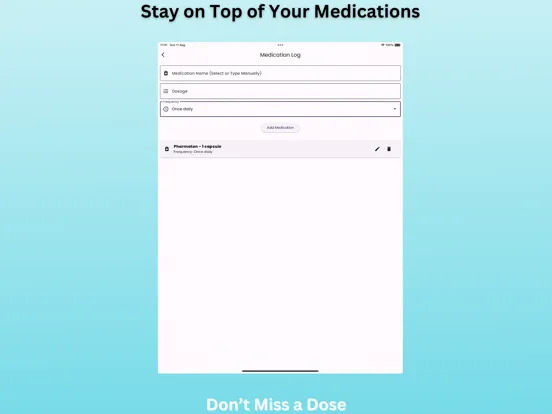 HealthTrackify:  Track & Guide iPad  Screenshots