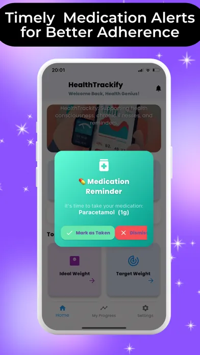 HealthTrackify:  Track & Guide Screenshots