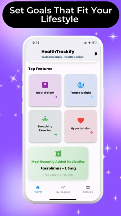 HealthTrackify:  Track & Guide Screenshots