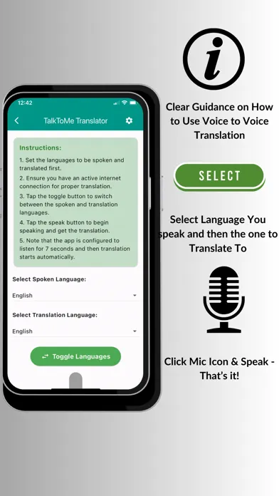 Tangkapan skrin TalkToMe Translator