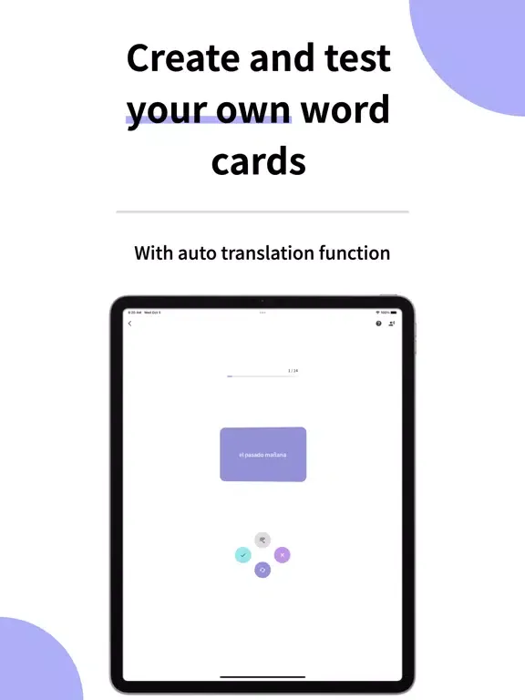 Flashwords - Create and Learn iPad  Screenshots