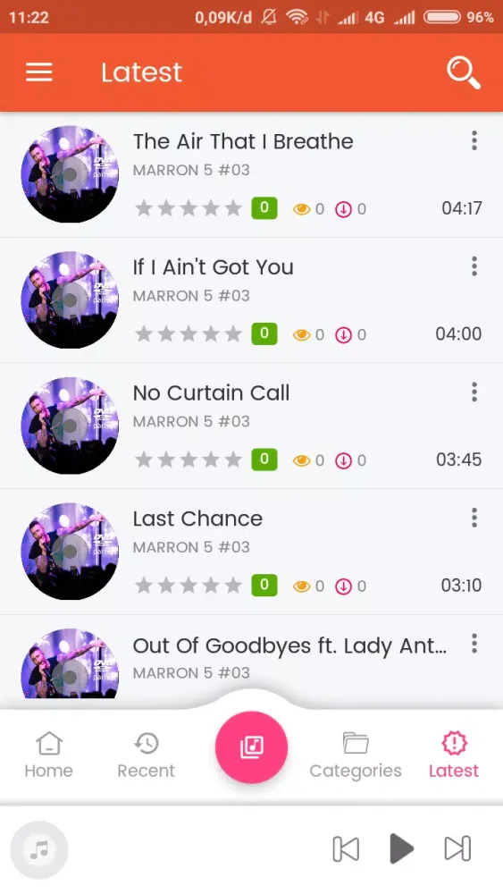 Maroon 5 - The Best Song Screenshots