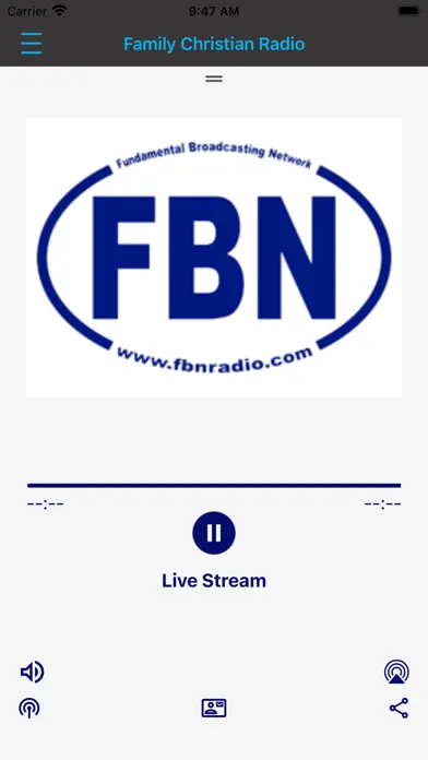 FBN Radio Screenshots