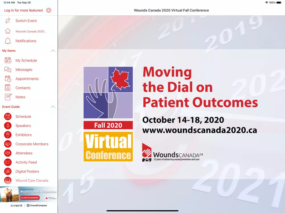 Wounds Canada iPad  स्क्रीनशॉट