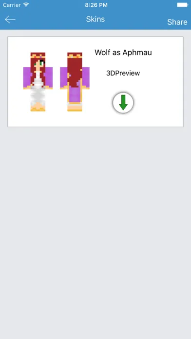 Aphmau Skins for Minecraft - Best Skins Free App 스크린샷