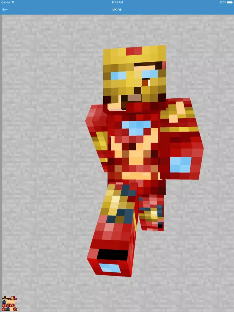 Iron Skins for Minecraft - All Hero App iPad  スクリーンショット