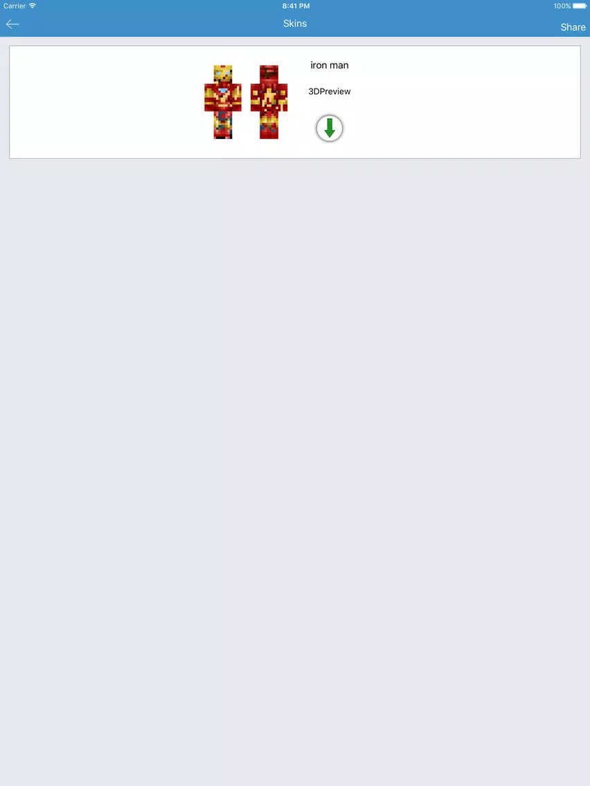صور Iron Skins for Minecraft - All Hero App iPad 