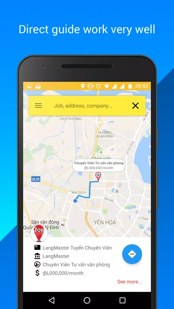 Capturas de pantalla de Jobs Map - The Fastest Way To Find Jobs
