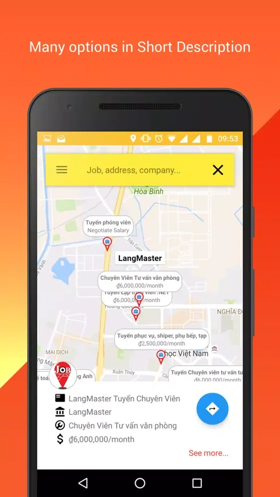 Capturas de pantalla de Jobs Map - The Fastest Way To Find Jobs