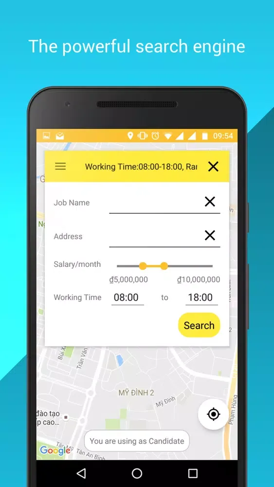 Capturas de pantalla de Jobs Map - The Fastest Way To Find Jobs