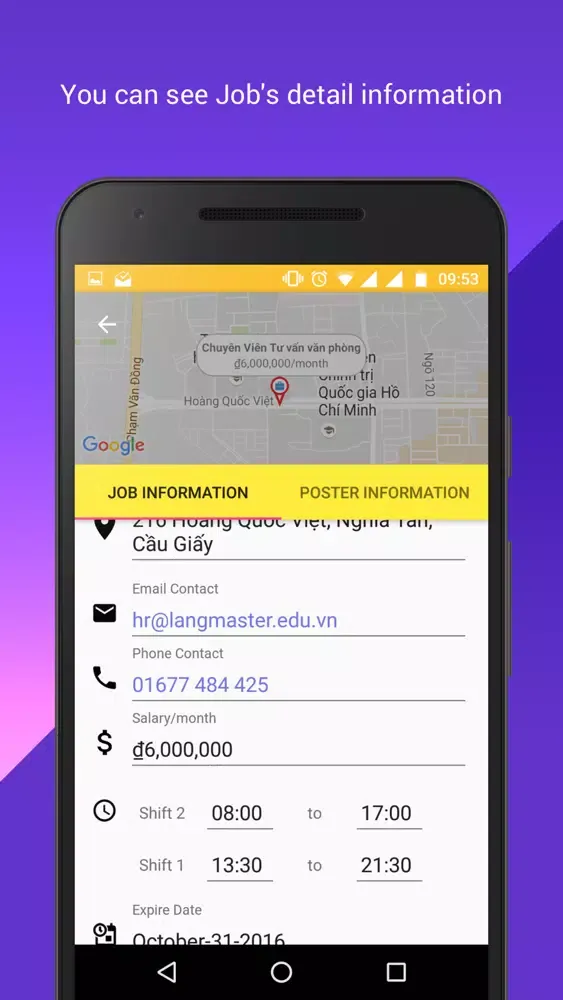 Capturas de pantalla de Jobs Map - The Fastest Way To Find Jobs