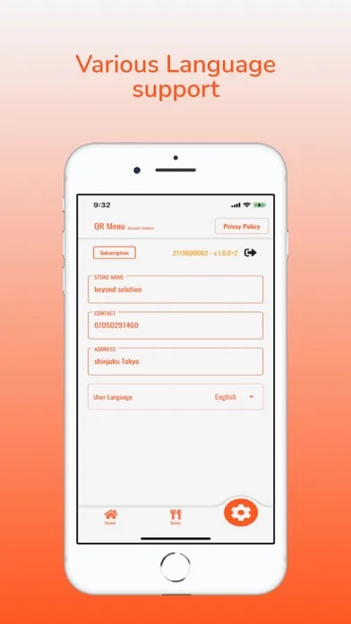 Tangkapan layar #QR Menu