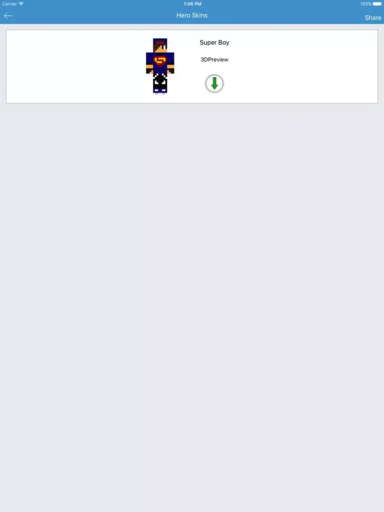صور SuperHero Skins for Minecraft PE App iPad 