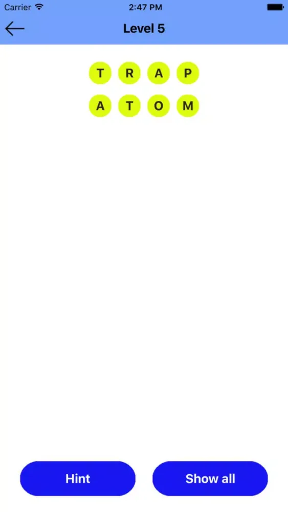 Cheats for WordBubbles - All Level Answers Screenshots