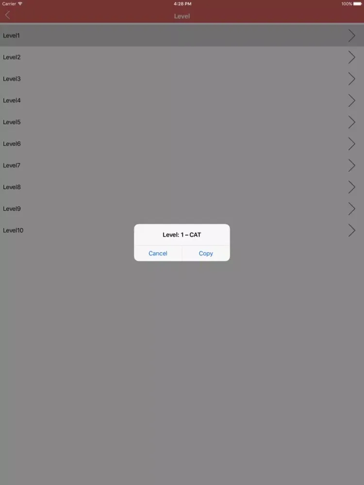 Cheats for WordWhizzle - All Level Answers iPad  Screenshots