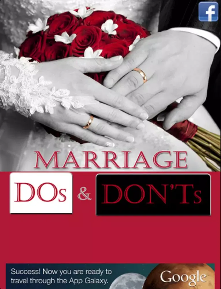 صور Marriage DOs and Don'ts iPad 