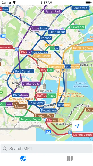Capturas de pantalla de MRT Map