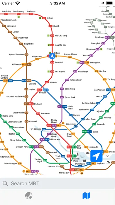 Capturas de pantalla de MRT Map