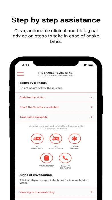 The Snakebite Assistant应用截图