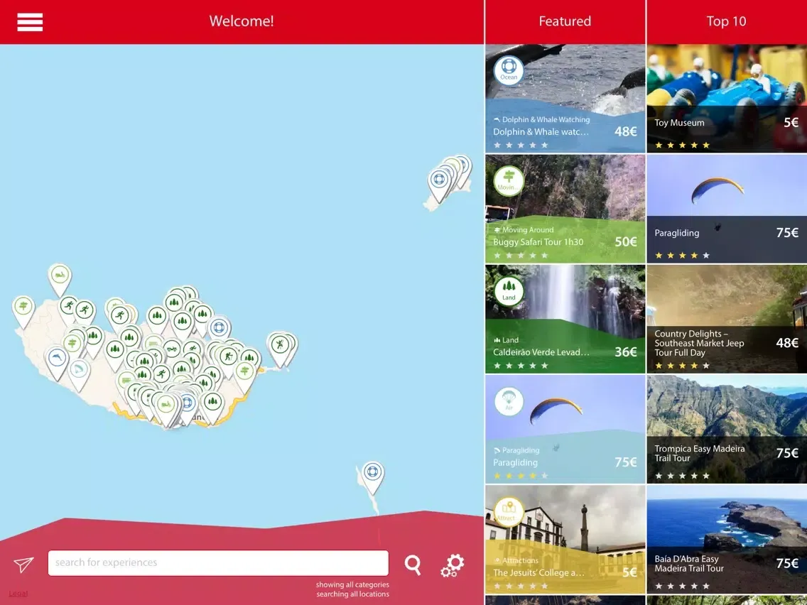 Скриншоты Madeira.Best - Activities & Tours in Madeira iPad 