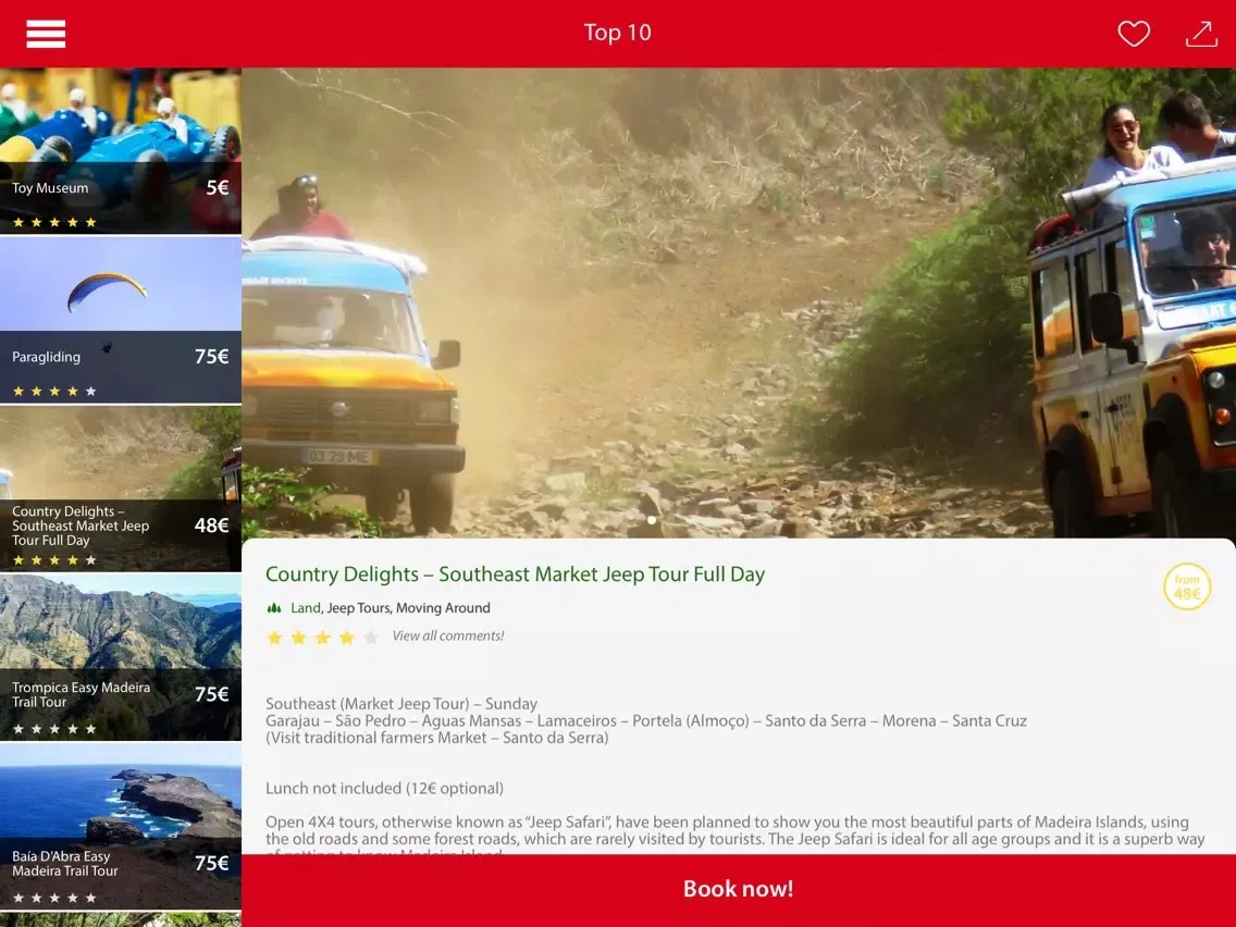 Скриншоты Madeira.Best - Activities & Tours in Madeira iPad 