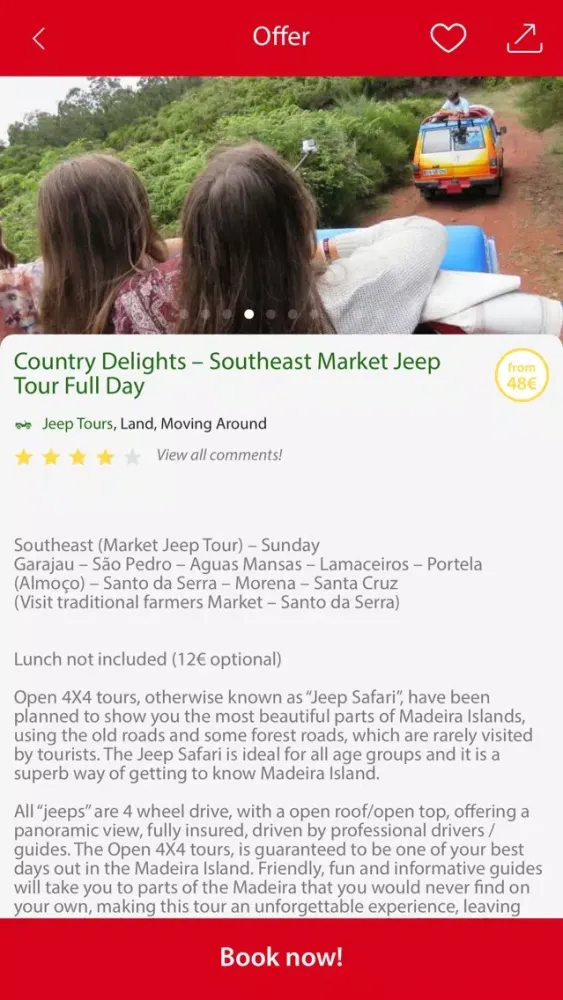Скриншоты Madeira.Best - Activities & Tours in Madeira