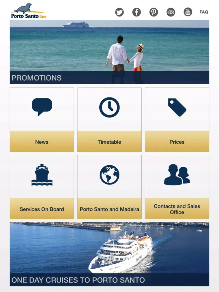 Porto Santo Line iPad 應用截圖