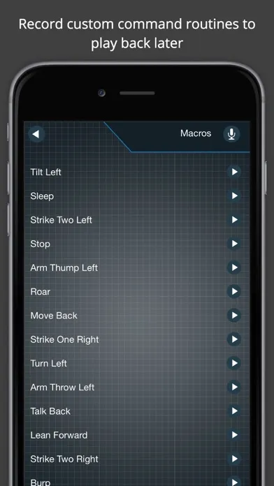 Capturas de tela do RoboRemote Bluetooth