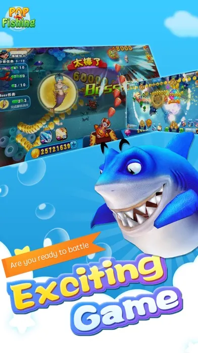 Zrzuty ekranu Pop Fishing-family fishing diary game,enjoy lovely ocean fish kingdom fun