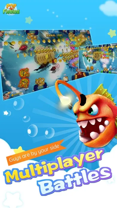 Zrzuty ekranu Pop Fishing-family fishing diary game,enjoy lovely ocean fish kingdom fun