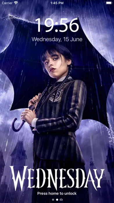 Ảnh chụp màn hình của FanArt Addams Wednesday S2