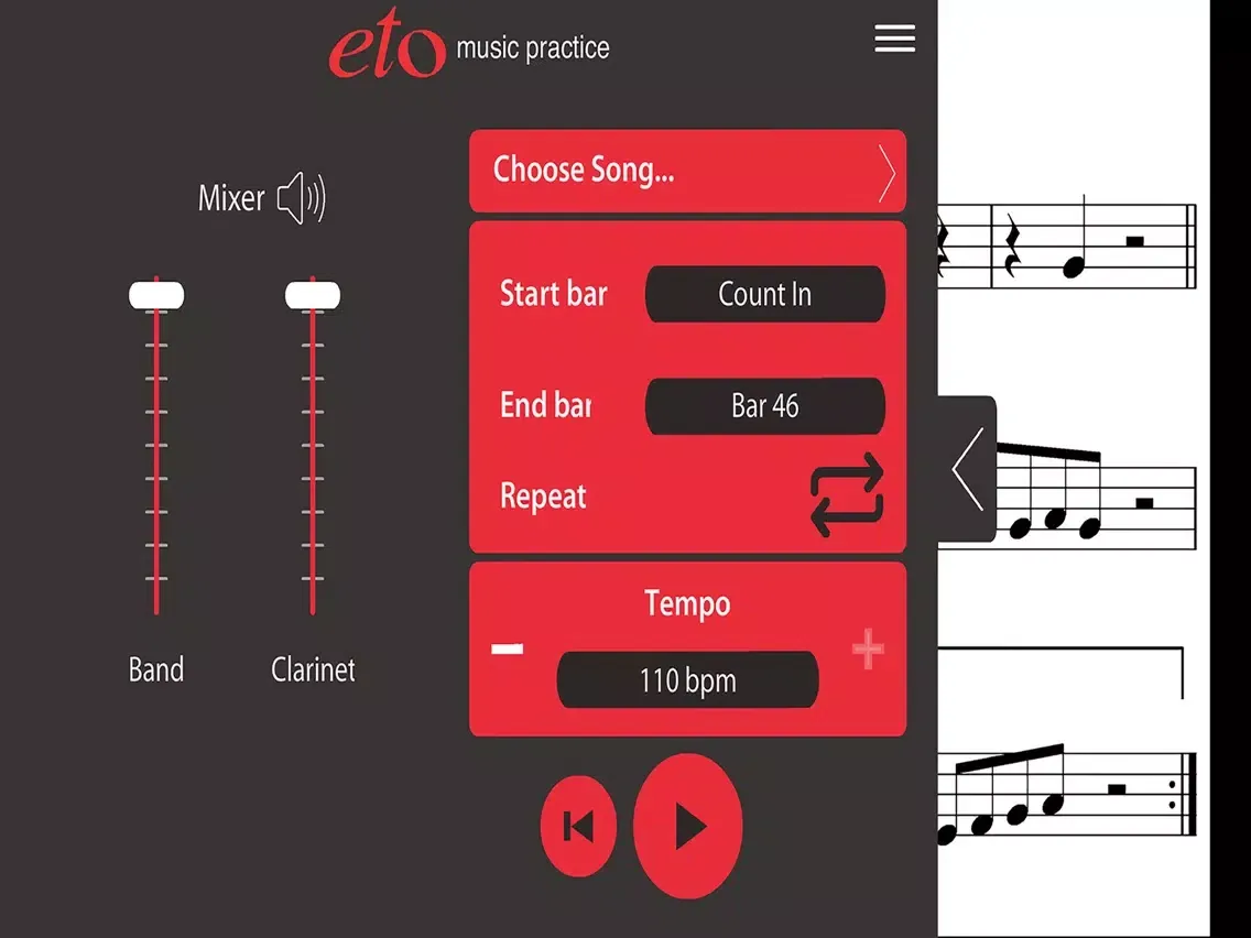 Ảnh chụp màn hình của Jazz Clarinet Level 1 iPad 
