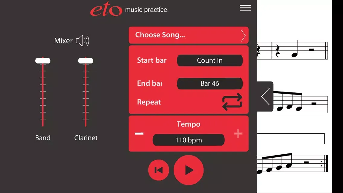 Ảnh chụp màn hình của Jazz Clarinet Level 1