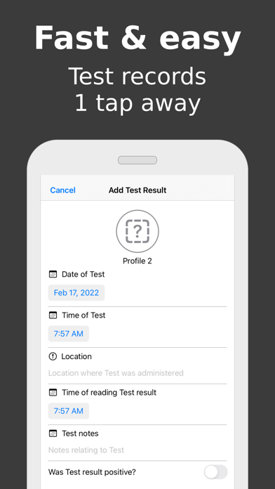 Capturas de pantalla de Rapid At-home Test Tracker