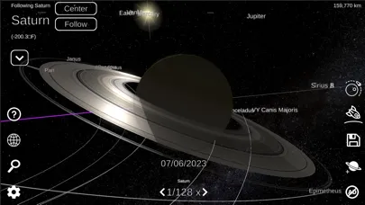 Tangkapan layar Solar System Sim