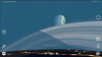 Tangkapan layar Solar System Sim