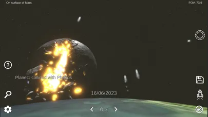 Tangkapan layar Solar System Sim
