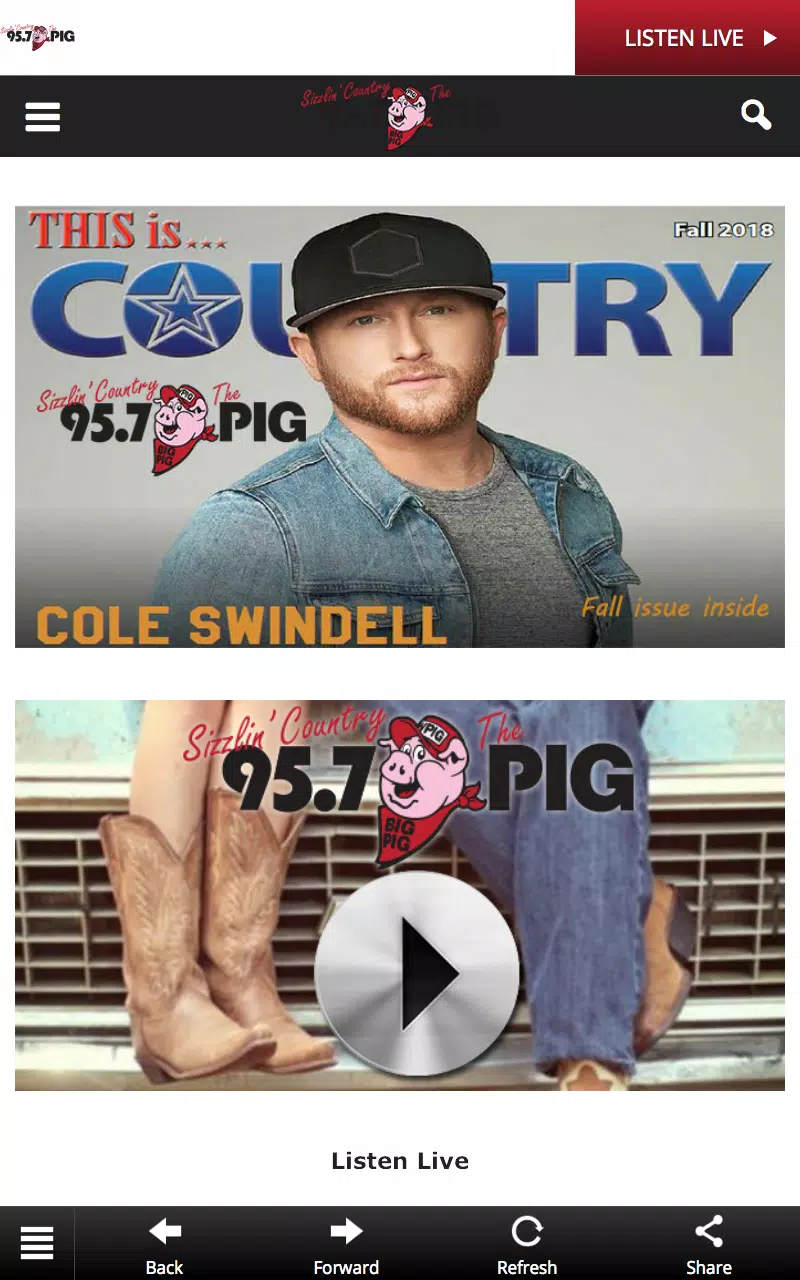 95.7 the Big Pig (WPIG FM) Screenshots6